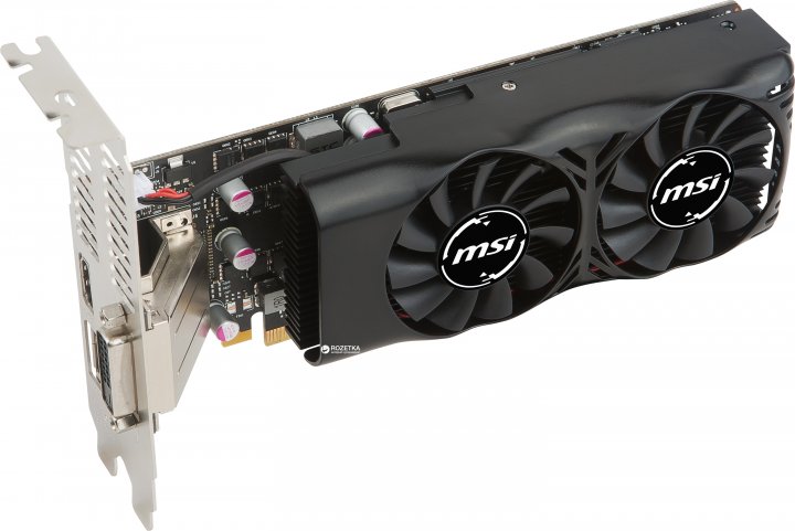 Відеокарта GeForce GTX1050 Ti 4 Gb DDR5, MSI (GTX 1050 Ti 4GT LP) - зображення 3