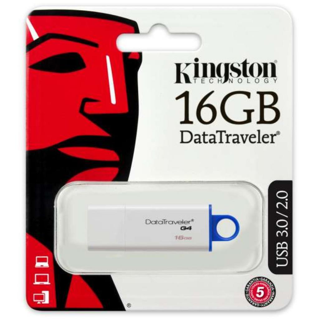 Флеш пам'ять USB 16Gb Kingston Data Traveler Generation 4 USB 3.0 - зображення 2