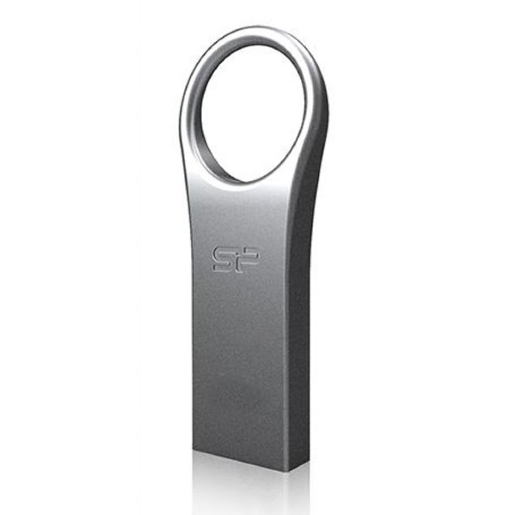 Флеш пам'ять USB 32 Gb Silicon Power Firma F80 Metal Silver  USB2.0 - зображення 2