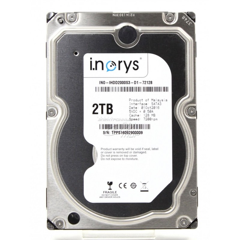 Жорсткий диск HDD 2000Gb i.norys INO-IHDD2000S3-D1-7264 - зображення 1