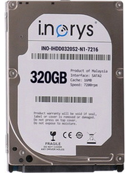 Жорсткий диск HDD 320Gb i.norys INO-IHDD0320S2-D1-5908 - зображення 1