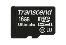 MicroSDHC 16 Gb Transcend class 10 UHS-I Ultimate - зображення 1