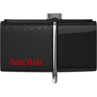 Флеш пам'ять USB 16Gb SanDisk Ultra Dual Drive OTG Black USB 3.0 (SDDD2-016G-GAM46)