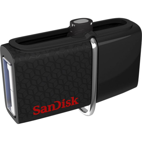 Флеш пам'ять USB 16Gb SanDisk Ultra Dual Drive OTG Black USB 3.0 (SDDD2-016G-GAM46) - зображення 2