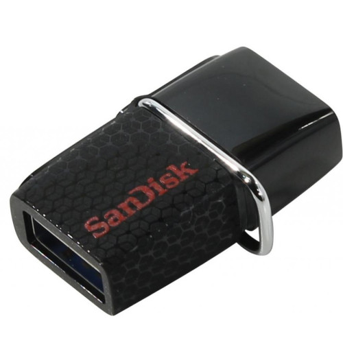 Флеш пам'ять USB 16Gb SanDisk Ultra Dual Drive OTG Black USB 3.0 (SDDD2-016G-GAM46) - зображення 3