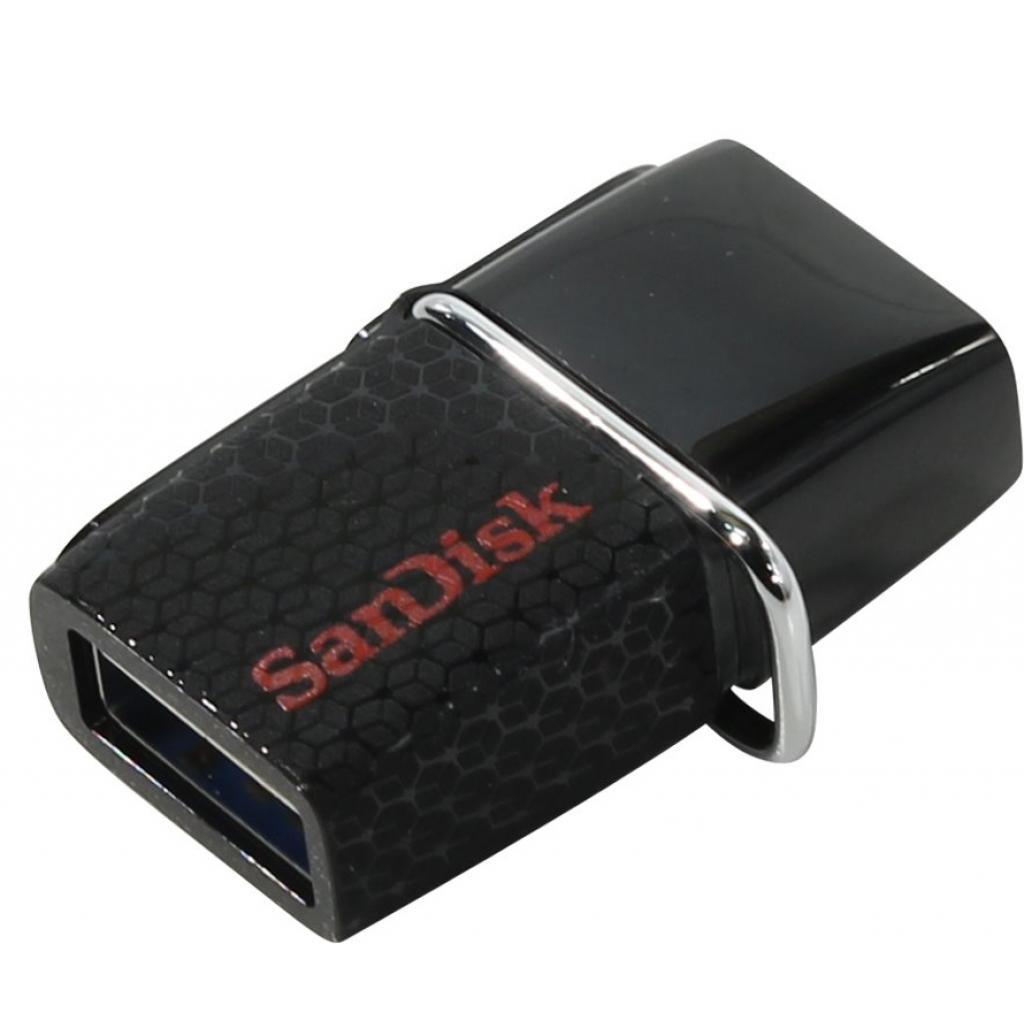 Флеш пам'ять USB 16Gb SanDisk Ultra Dual Drive OTG Black USB 3.0 (SDDD2-016G-GAM46) - зображення 4