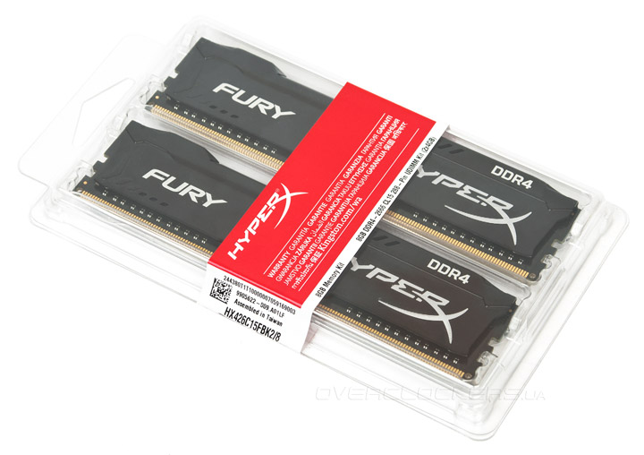 Пам'ять DDR4 RAM 8Gb (2x4Gb) 2666Mhz Kingston Fury Black (HX426C16FB3K2\/8) - зображення 3