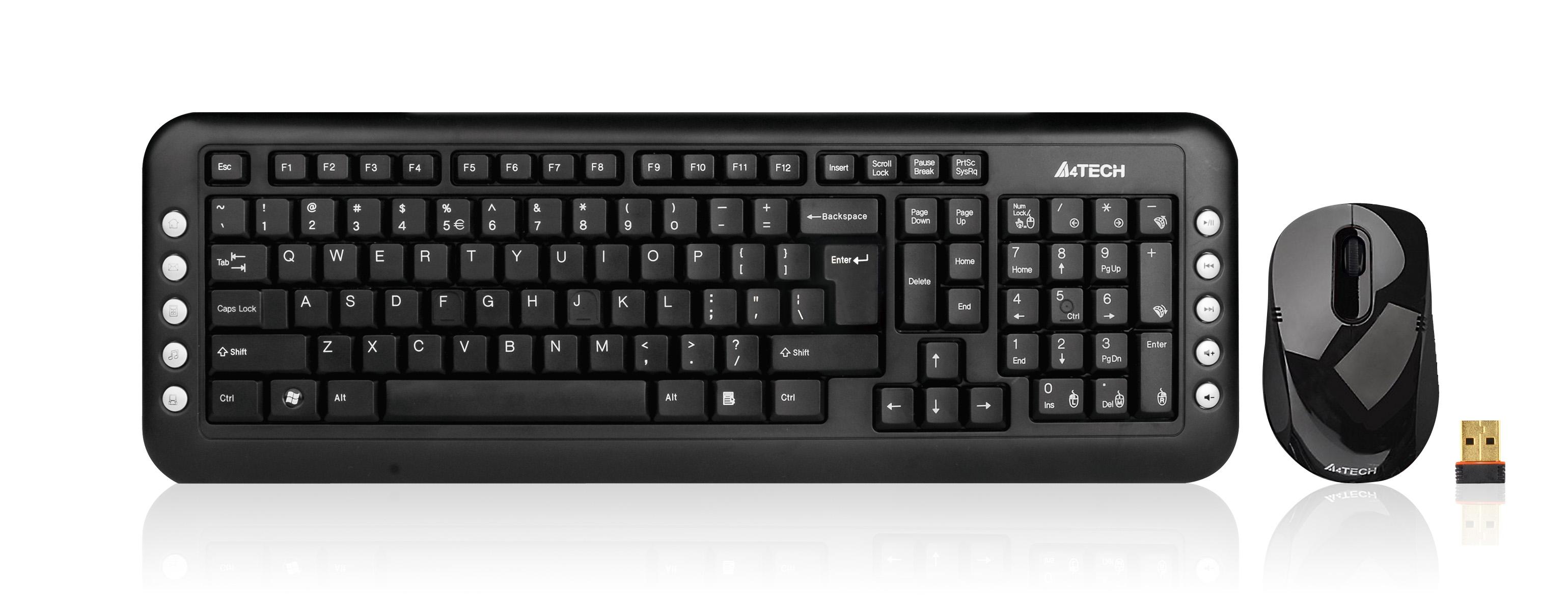 Клавіатура+опт.мишка A4-Tech 7200N - зображення 1