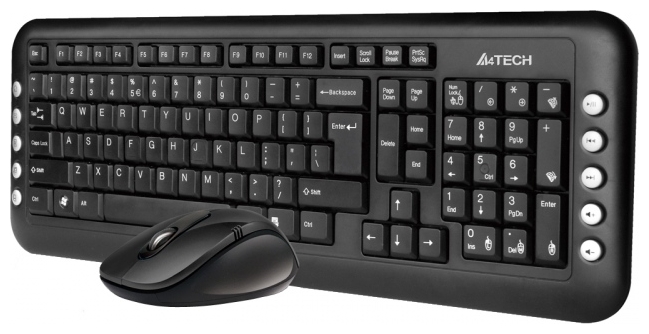Клавіатура+опт.мишка A4-Tech 7200N - зображення 2