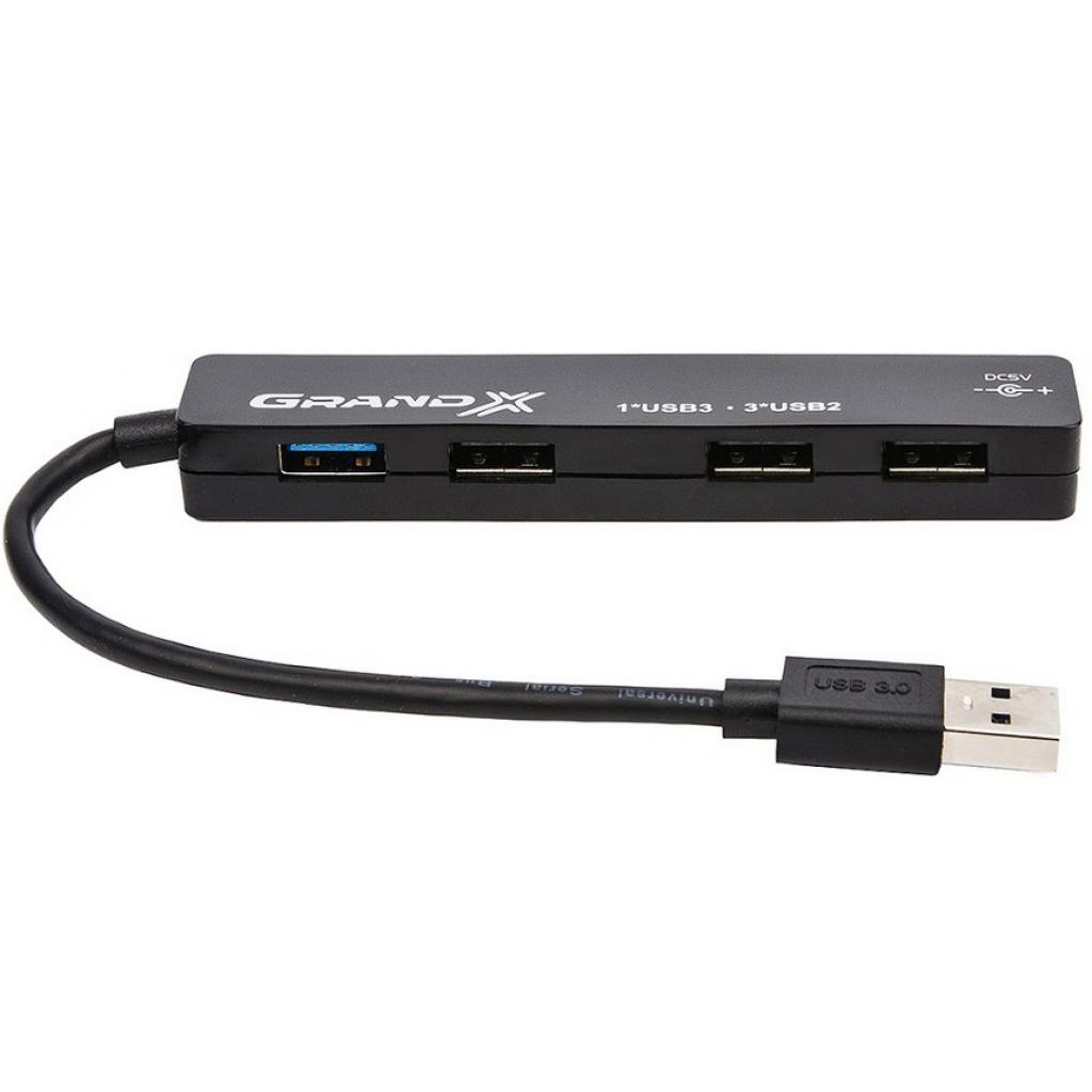 Концентратор USB 2.0 Grand-X GH-406 4 порти - зображення 2