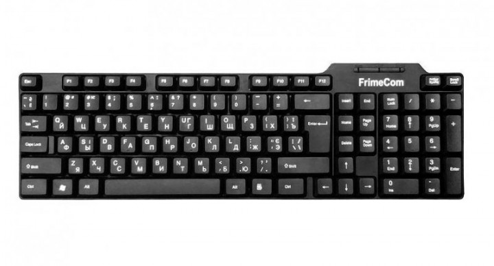 Клавіатура FrimeCom FC-815, чорна, USB - зображення 1