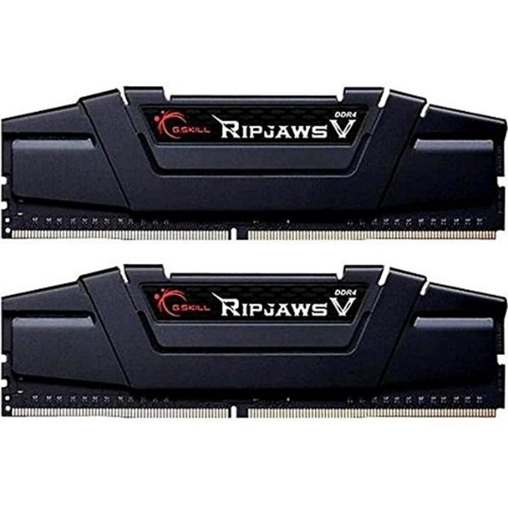 Пам'ять DDR4 RAM_16Gb (2x8Gb) 3200Mhz G.Skill Ripjaws V (F4-3200C16D-16GVKB) - зображення 1