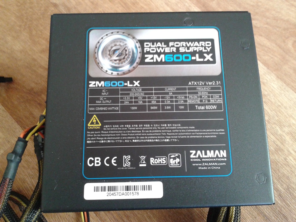 БЖ 600Вт Zalman ZM600-LXII - зображення 2