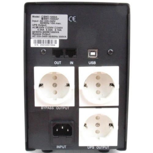 UPS PowerCom BNT-1000 AP USB Schuko - зображення 2