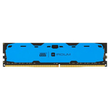 Пам'ять DDR4 RAM 8Gb (1x8Gb) 2400Mhz Goodram Iridium Blue (IR-B2400D464L15S/8G)