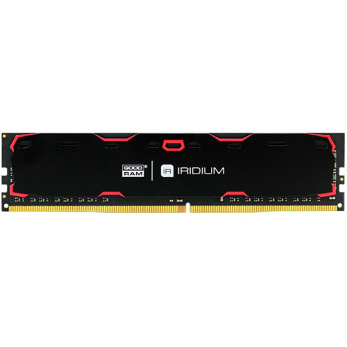 Пам'ять DDR4 RAM 4Gb 2400Mhz Goodram Iridium Black (IR-2400D464L15S\/4G) - зображення 2