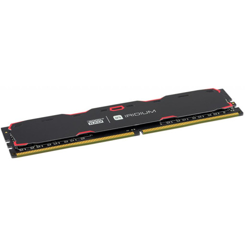 Пам'ять DDR4 RAM 4Gb 2400Mhz Goodram Iridium Black (IR-2400D464L15S\/4G) - зображення 3