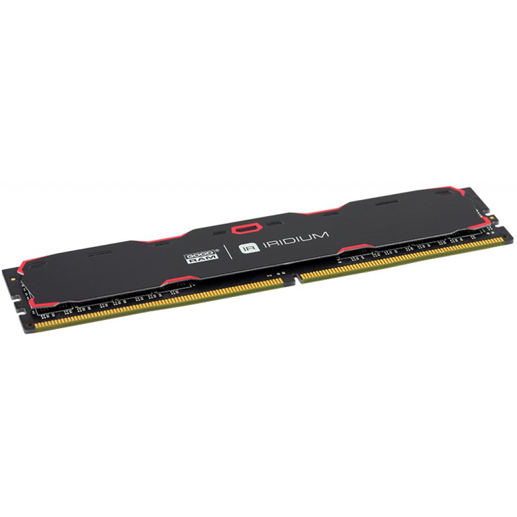 Пам'ять DDR4 RAM 4Gb 2400Mhz Goodram Iridium Black (IR-2400D464L15S\/4G) - зображення 4