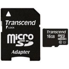 MicroSDHC 16 Gb Transcend class 10 UHS-I Premium - зображення 1