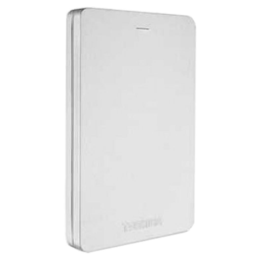 Зовнішній жорсткий диск HDD 1000Gb Toshiba Canvio Alu Silver (HDTH310ES3AB) - зображення 3