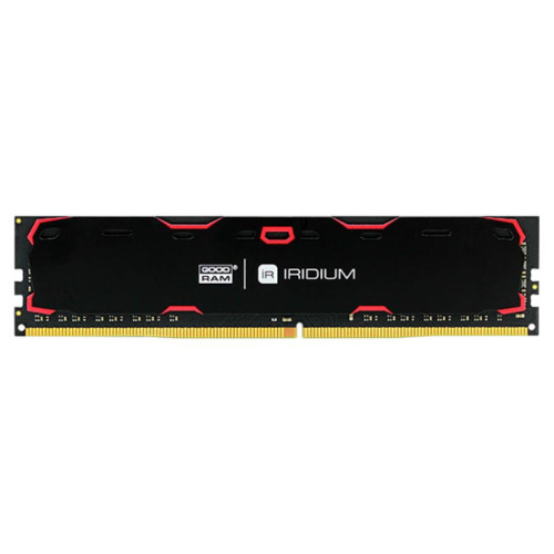 Пам'ять DDR4 RAM 8Gb (1x8Gb) 2133Mhz Goodram Iridium Black (IR-2133D464L15S\/8G) - зображення 1