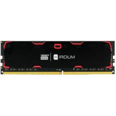 Пам'ять DDR4 RAM 8Gb (1x8Gb) 3000Mhz Goodram Iridium X Black (IR-X3000D464L16S\/8G) - зображення 1