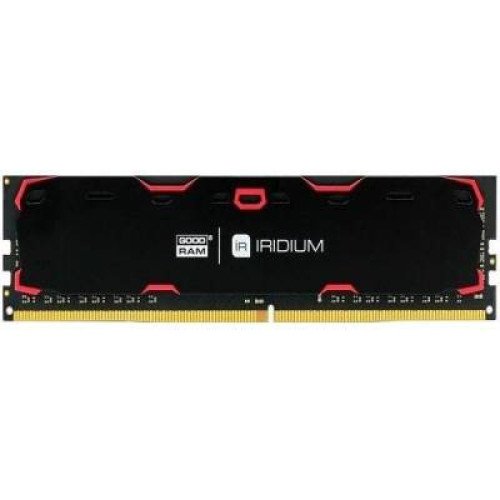 Пам'ять DDR4 RAM 8Gb (1x8Gb) 3000Mhz Goodram Iridium X Black (IR-X3000D464L16S\/8G) - зображення 1