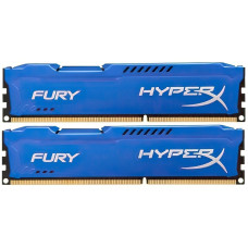 Пам'ять DDR3 RAM_16GB (2x8Gb) 1600MHz Kingston XyperX Fury Blue - зображення 1