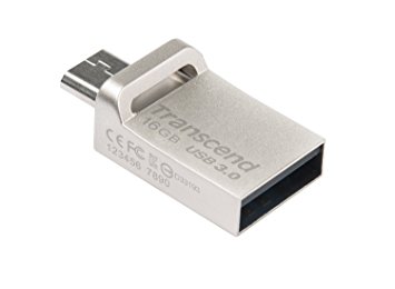 Флеш пам'ять USB 16GB Transcend JetFlash 880S USB 3.0 OTG - зображення 1
