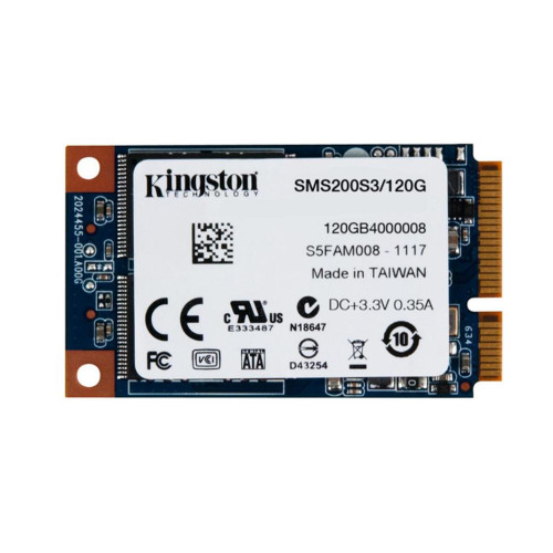 Накопичувач SSD mSATA 120GB Kingston mS200 (SMS200S3\/120G) - зображення 1