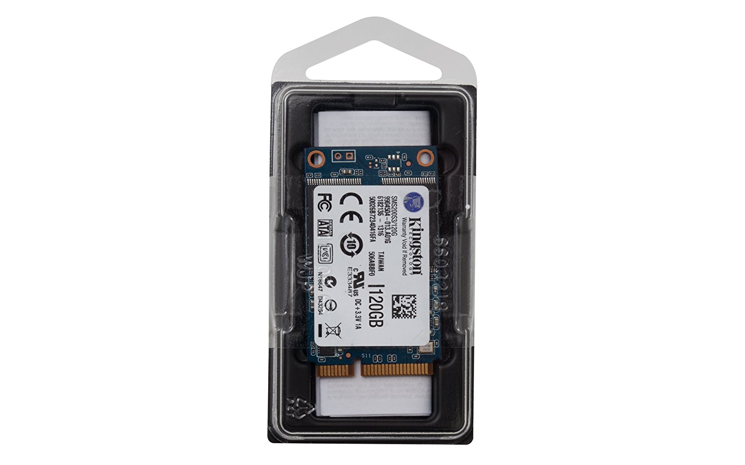 Накопичувач SSD mSATA 120GB Kingston mS200 (SMS200S3\/120G) - зображення 3