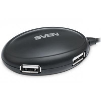 Концентратор USB 2.0 SVEN HB-401 black 4 порти