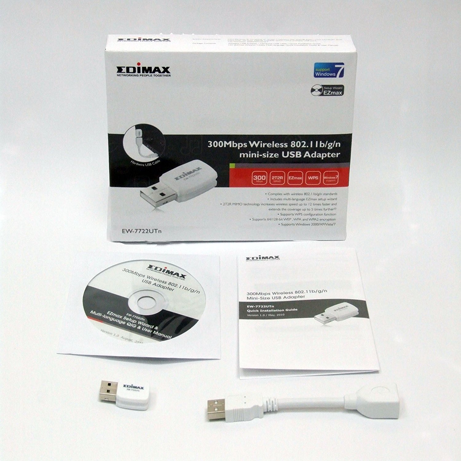Мережева карта Wireless USB Edimax EW-7722UTN v2 - зображення 2