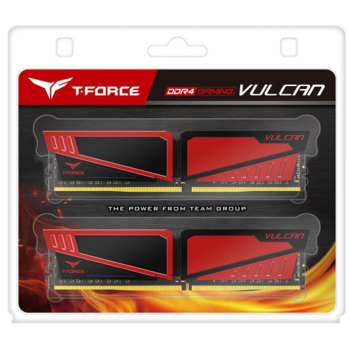 Пам'ять DDR4 RAM_16Gb (2x8Gb) 3000Mhz Team Vulcan Red (TLRED416G3000HC16CDC01) - зображення 3