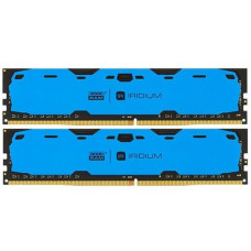 Пам'ять DDR4 RAM_16Gb (2x8Gb) 2400Mhz Goodram Iridium Blue (IR-B2400D464L15S/16GDC)