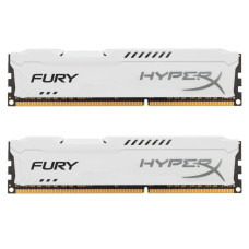 Пам'ять DDR3 RAM 8GB (2x4GB) 1600MHz Kingston CL10 dual chanel, HyperX Fury White
