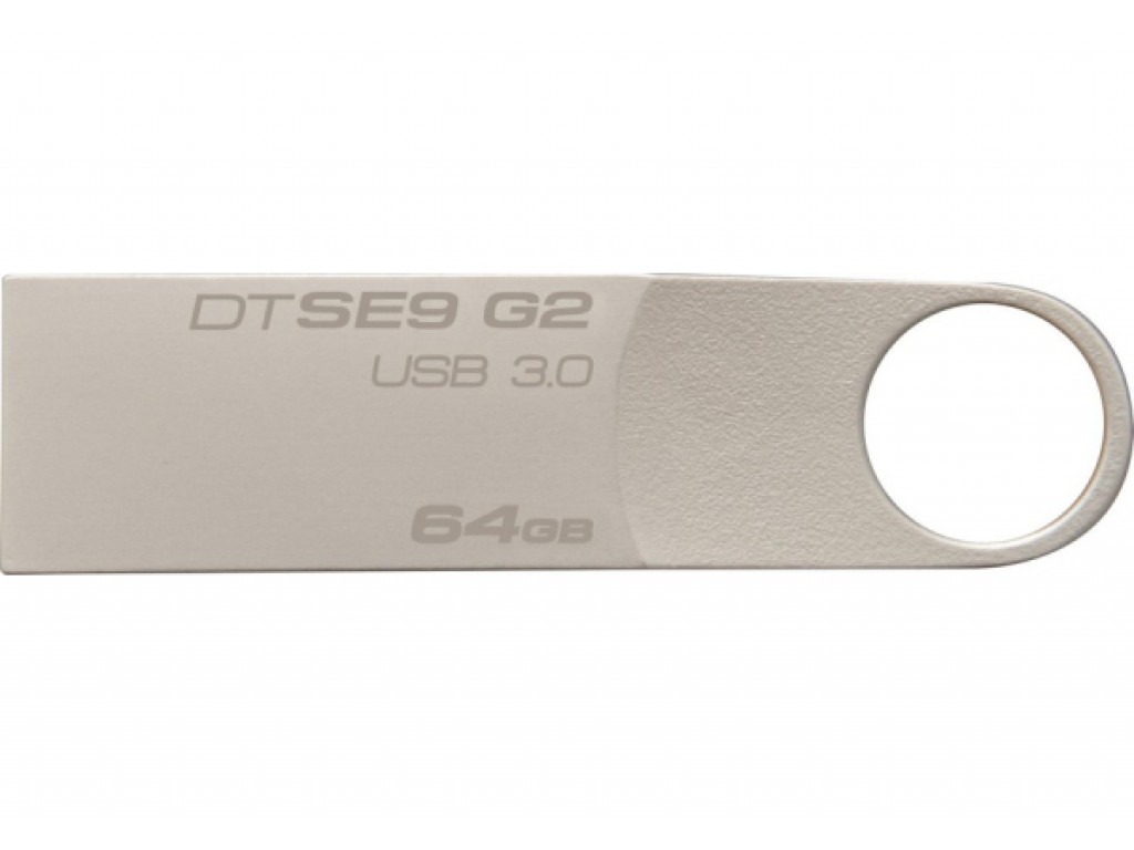 Флеш пам'ять USB 64 Gb Kingston SE9 G2 Silver - зображення 1