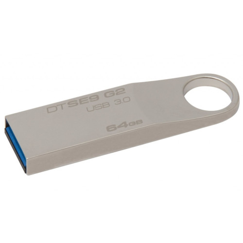 Флеш пам'ять USB 64 Gb Kingston SE9 G2 Silver - зображення 2