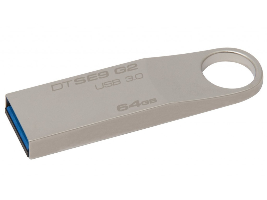 Флеш пам'ять USB 64 Gb Kingston SE9 G2 Silver - зображення 2