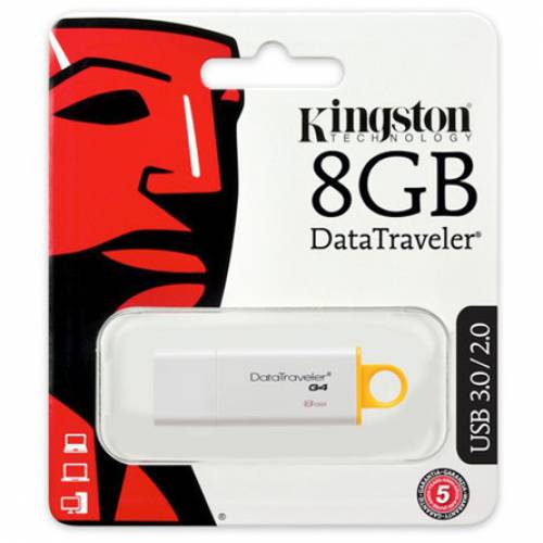 Флеш пам'ять USB 8 Gb Kingston DataTraveler I G4 USB3.1 - зображення 1