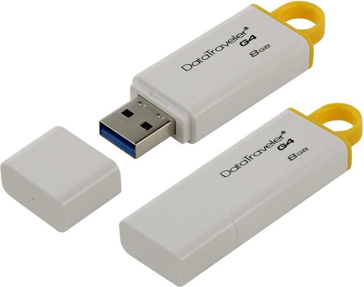 Флеш пам'ять USB 8 Gb Kingston DataTraveler I G4 USB3.1 - зображення 2