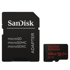 MicroSDXC 128 Gb SANDISK Extreme A1 class 10 - зображення 1