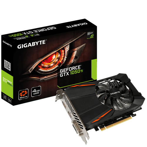 Відеокарта GeForce GTX1050 Ti 4 Gb DDR5, Gigabyte (GV-N105TD5-4GD) - зображення 1