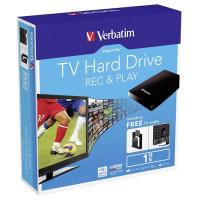Зовнішній жорсткий диск HDD 1000Gb Verbatim Store 'n' Go TV 2,5" (53180)