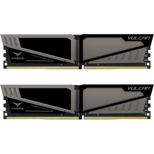 Пам'ять DDR4 RAM_16Gb (2x8Gb) 3000Mhz Team Vulcan Gray (TLGD416G3000HC16CDC01) - зображення 1