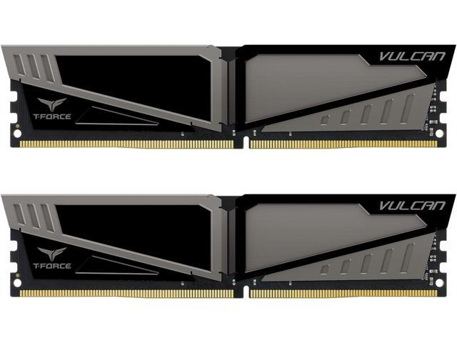 Пам'ять DDR4 RAM_16Gb (2x8Gb) 3000Mhz Team Vulcan Gray (TLGD416G3000HC16CDC01) - зображення 1