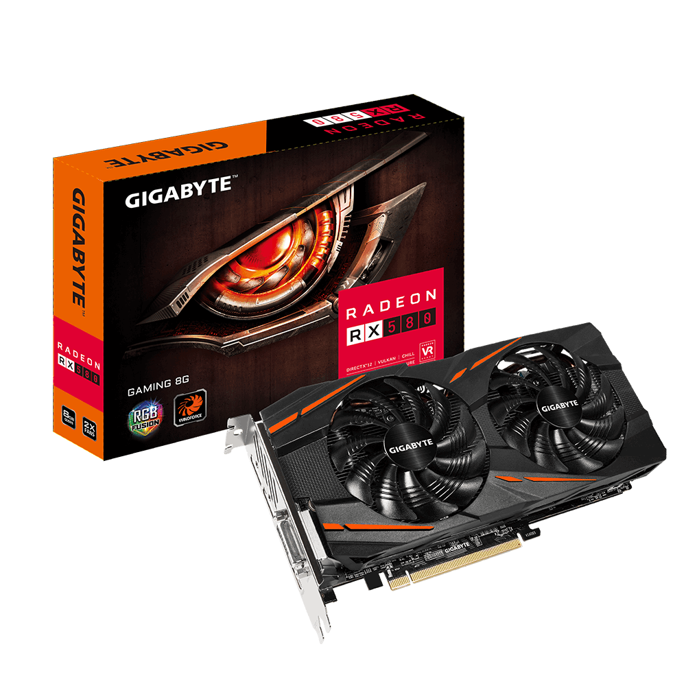 Відеокарта ATI Radeon RX 580 8 Gb GDDR5 Gigabyte (GV-RX580GAMING-8GD) - зображення 2