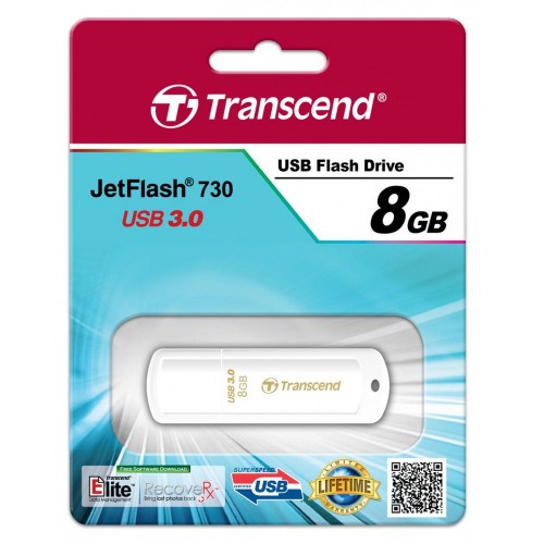 Флеш пам'ять USB 8 Gb Transcend JetFlash 730 USB 3.0 - зображення 3