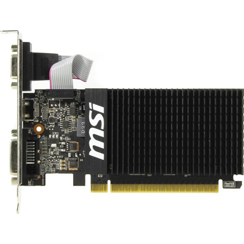 Відеокарта GeForce GT710 2Gb DDR3, MSI (GT 710 2GD3H LP) - зображення 1