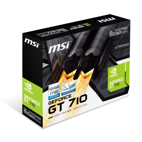 Відеокарта GeForce GT710 2Gb DDR3, MSI (GT 710 2GD3H LP) - зображення 2